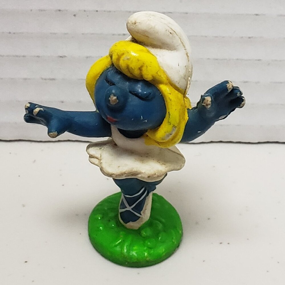 The Smurfs Ballerina Smurfette Figure 1978